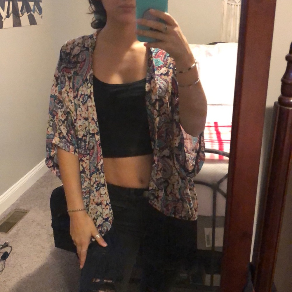 A colorful kimono!